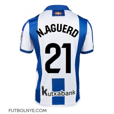 Camiseta Real Sociedad Nayef Aguerd #21 Primera Equipación 2024-25 manga corta Camiseta Real Sociedad Nayef Aguerd #21 Primera Equipación 2024-25 manga corta